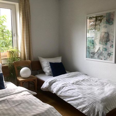 Design+Bodenseesicht=Zuhause Blau Markdorf Esterno foto