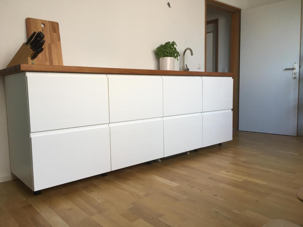 Design+Bodenseesicht=Zuhause Blau Markdorf Esterno foto