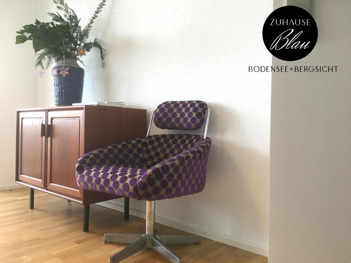 Design+Bodenseesicht=Zuhause Blau Markdorf Esterno foto