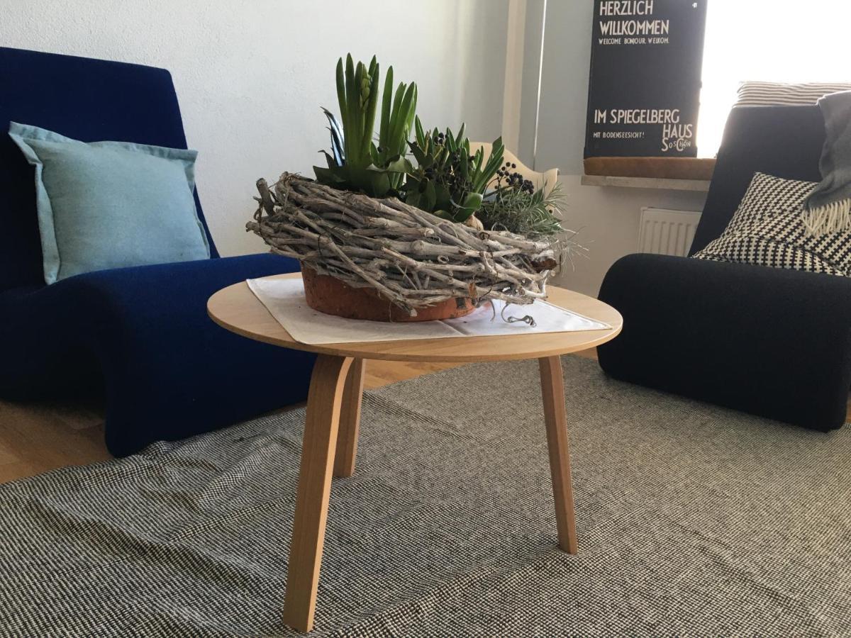Design+Bodenseesicht=Zuhause Blau Markdorf Esterno foto