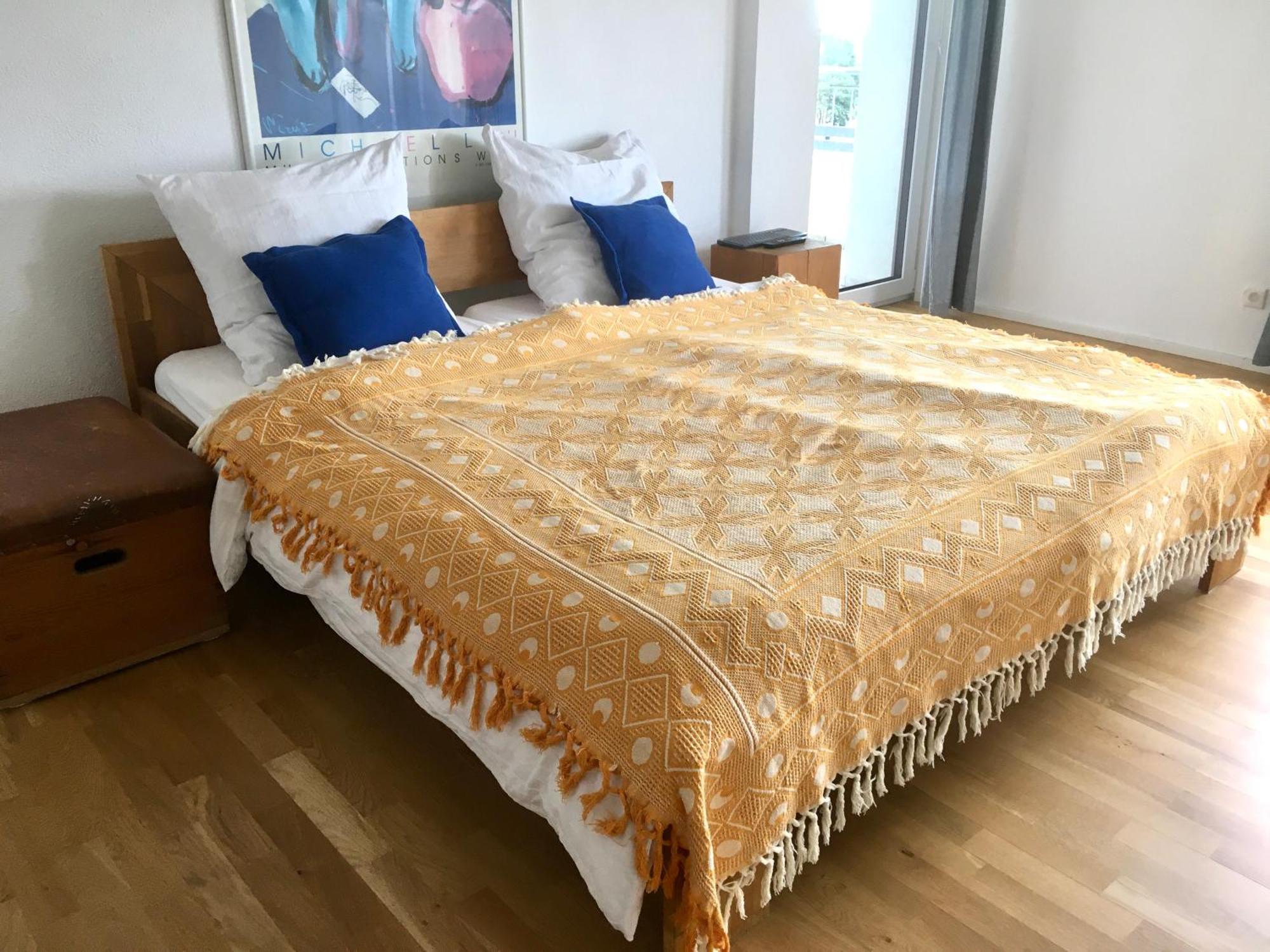 Design+Bodenseesicht=Zuhause Blau Markdorf Esterno foto